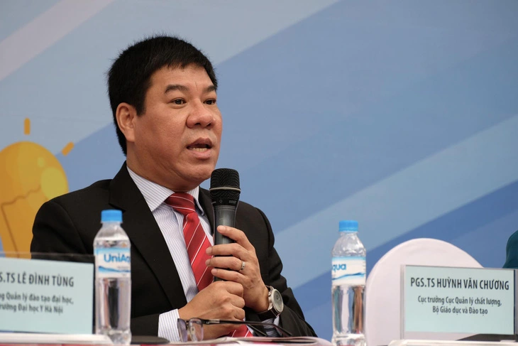 Ông Huỳnh Văn Chương, cục trưởng Cục Quản lý chất lượng, Bộ Giáo dục và Đào tạo